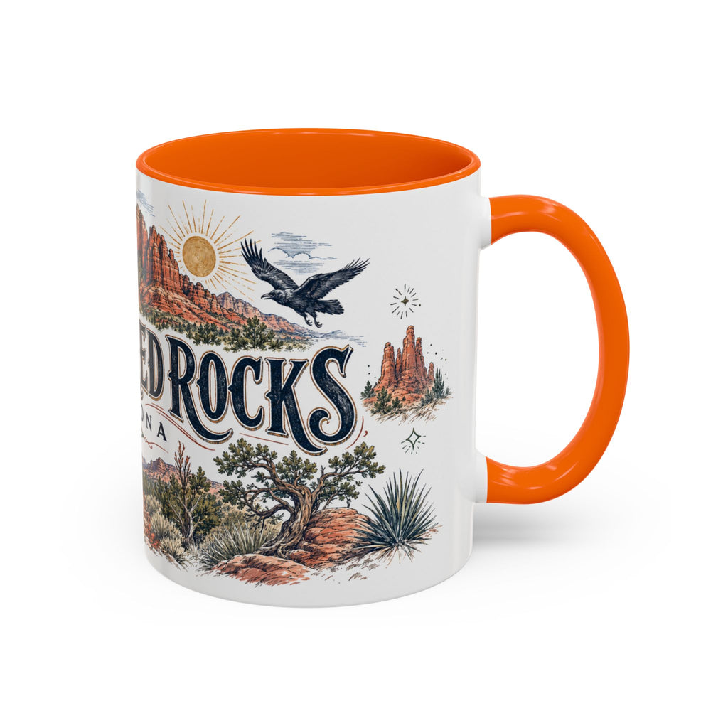 Sedona Red Rocks Mug, Arizona Travel Souvenir, Bucket List Gift, Accent Ceramic Coffee Mug 11oz 15oz