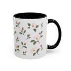 Michigan Apple Blossom Mug, State Flower Floral Coffee Cup, 11oz Botanical Gift