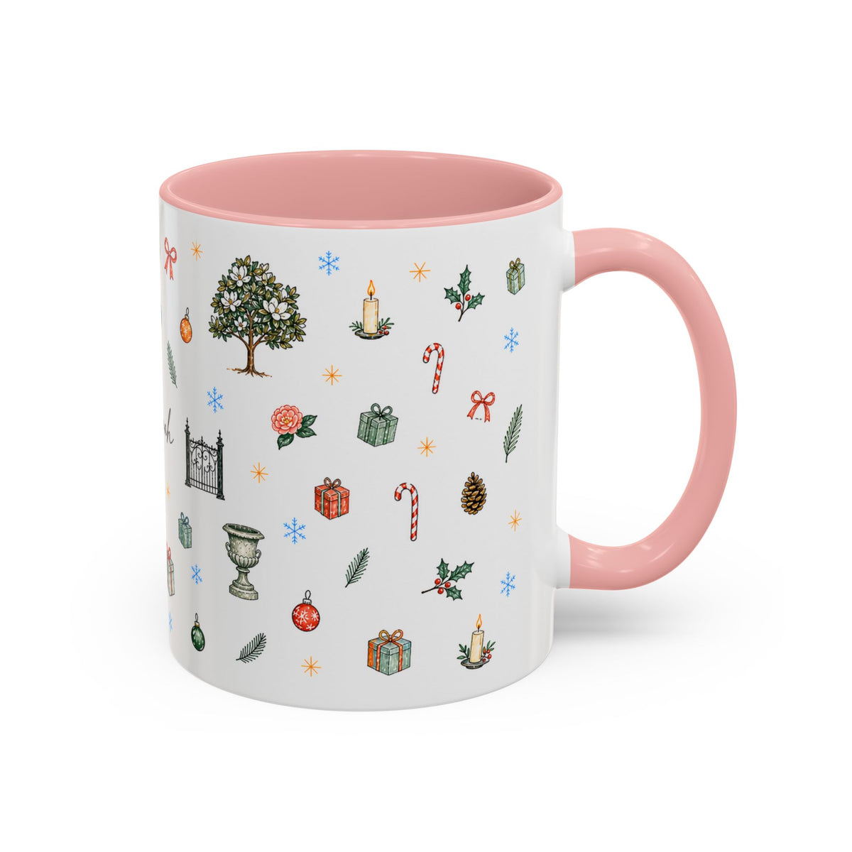 Savannah Christmas Mug | Watercolor City Souvenir, Travel Memories Cup