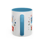 Hong Kong Coffee Mug | Postage Stamp Collage Mug | Travel Souvenir Accent Cup 11oz 15oz