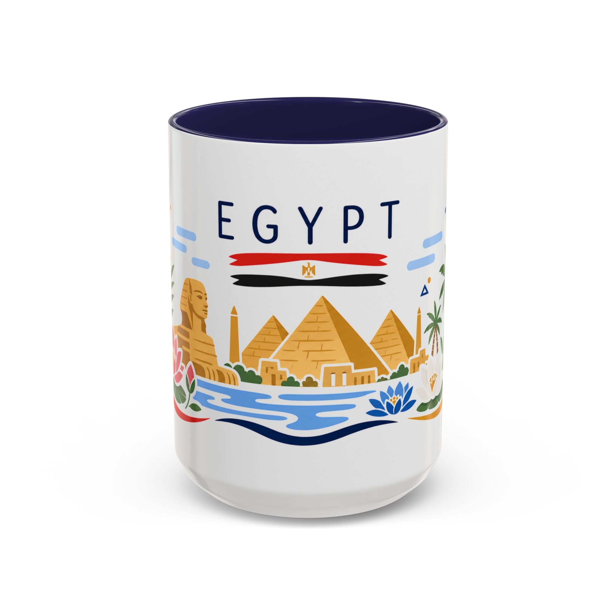Egypt Coffee Mug | Travel Souvenir Accent Mug | Country Gift Ceramic Cup 11oz 15oz