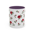 Oklahoma Oklahoma Rose Mug, State Flower Floral Coffee Cup, 11oz Botanical Gift