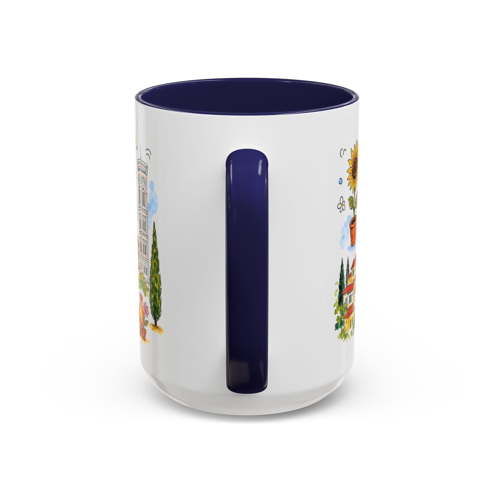 Florence Travel Mug | European City Souvenir Accent Coffee Mug | 11oz 15oz Ceramic Cup