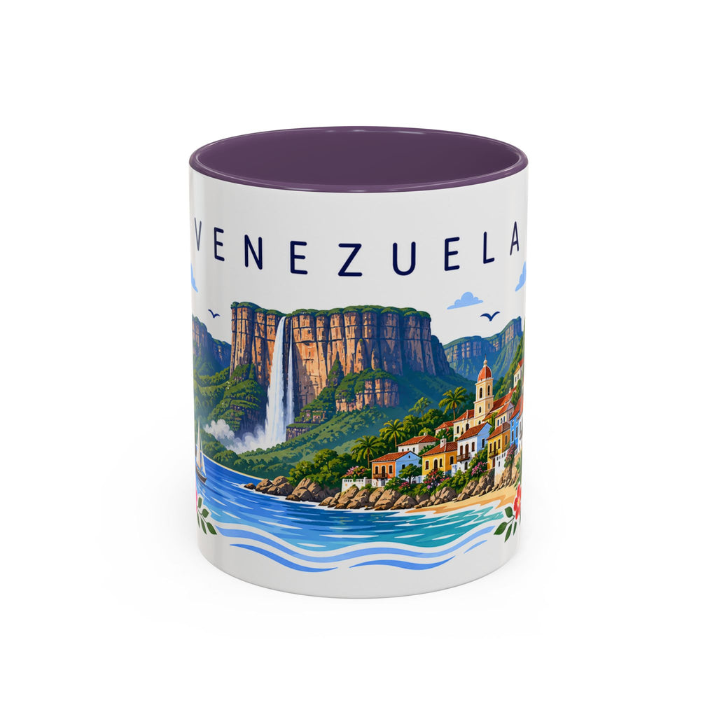 Venezuela Coffee Mug | Travel Souvenir Accent Mug | Place Gift Ceramic Cup 11oz 15oz