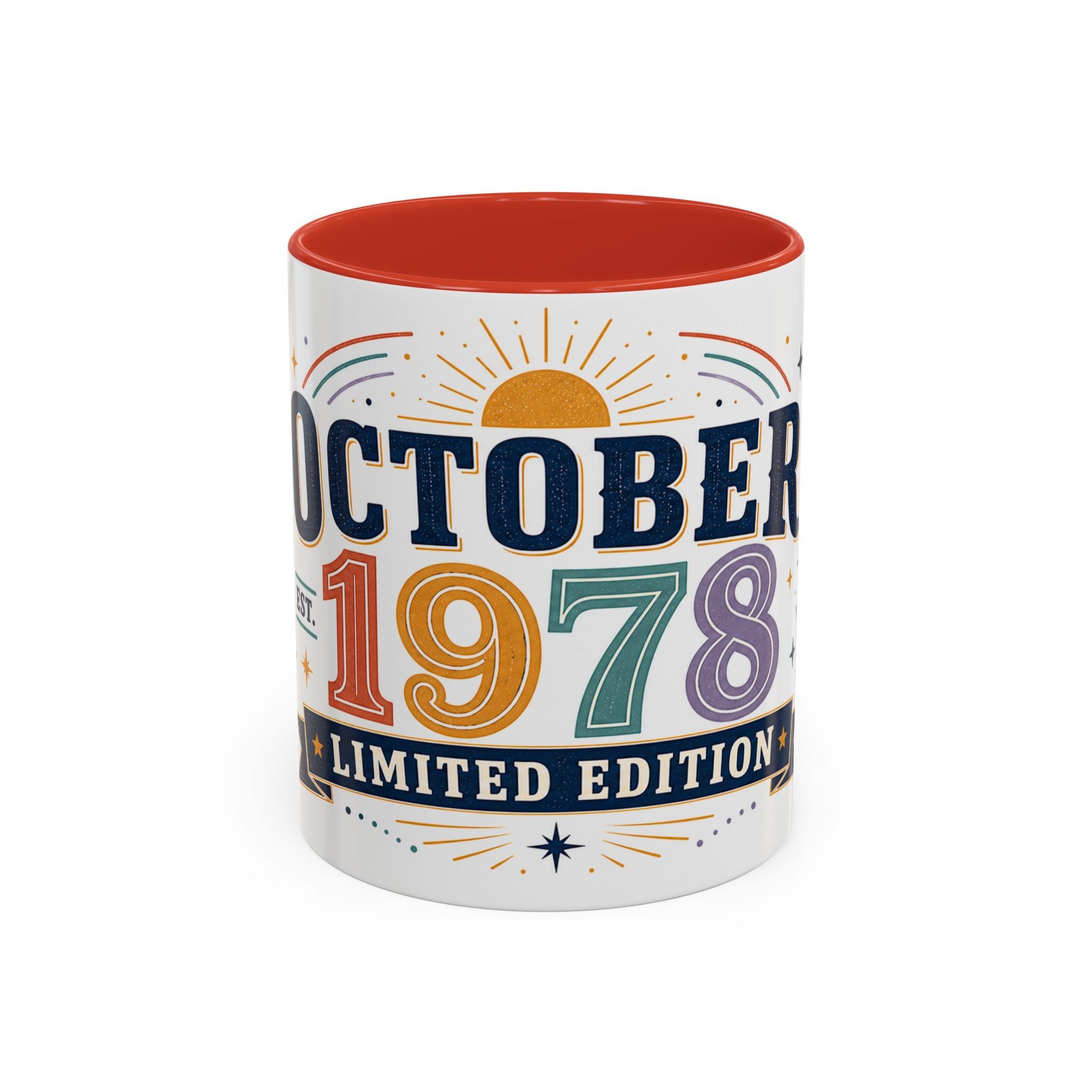 Custom Birthday Mug | Celestial Retro Design, Limited Edition (11oz or 15oz)