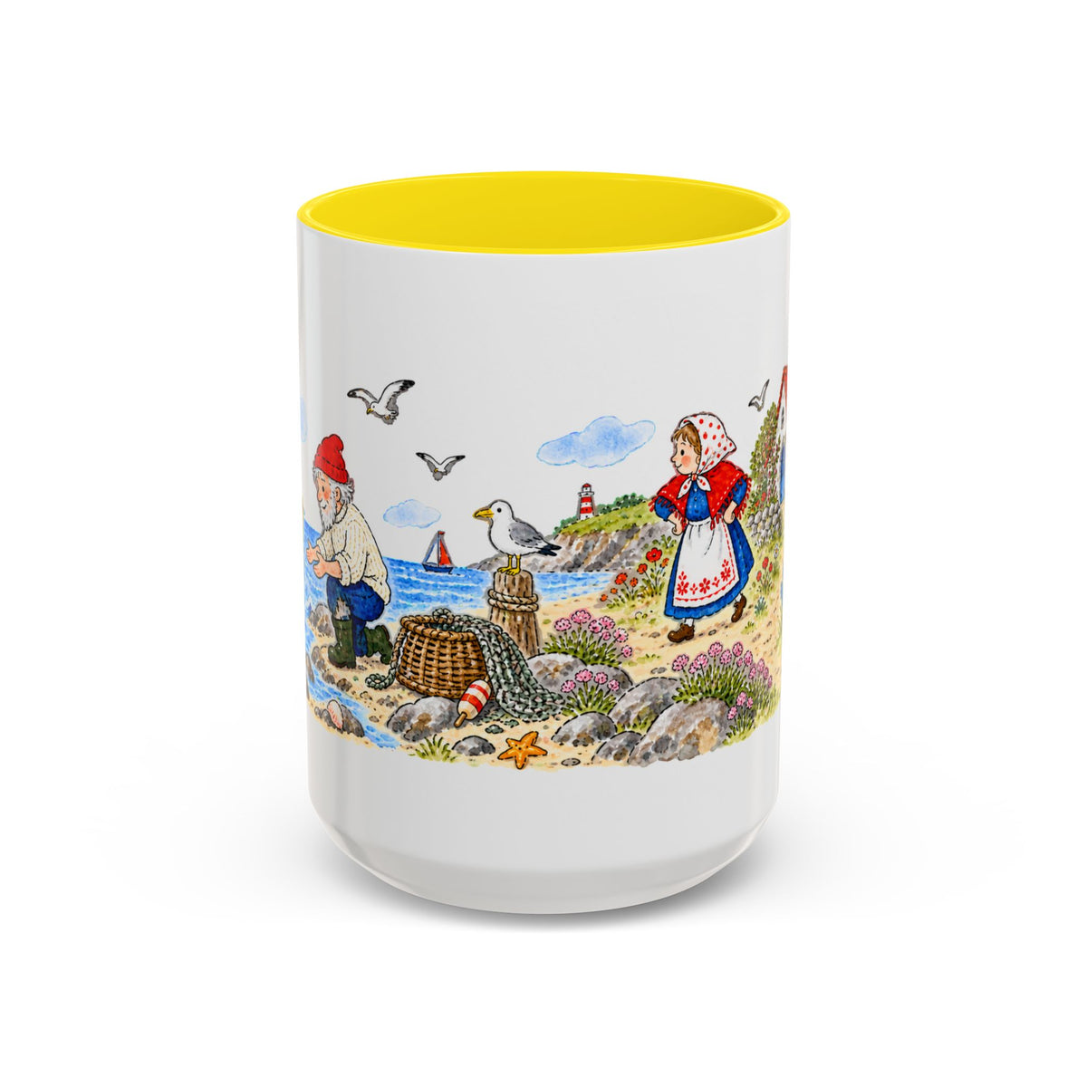The Fisherman and His Wife Mug | Storybook Fairy Tale Accent Coffee Mug | EveryLegend