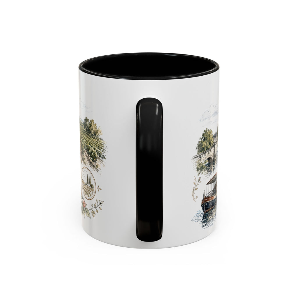 Loire Valley Mug, France Travel Souvenir, Bucket List Gift, Accent Ceramic Coffee Mug 11oz 15oz