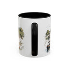 Loire Valley Mug, France Travel Souvenir, Bucket List Gift, Accent Ceramic Coffee Mug 11oz 15oz