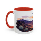 Haleakala National Park Coffee Mug | Solid Color Block Park Souvenir | 11oz 15oz Accent Mug
