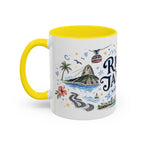 Rio de Janeiro Coffee Mug | Brazil Souvenir Travel Gift | Accent Color Ceramic 11oz 15oz