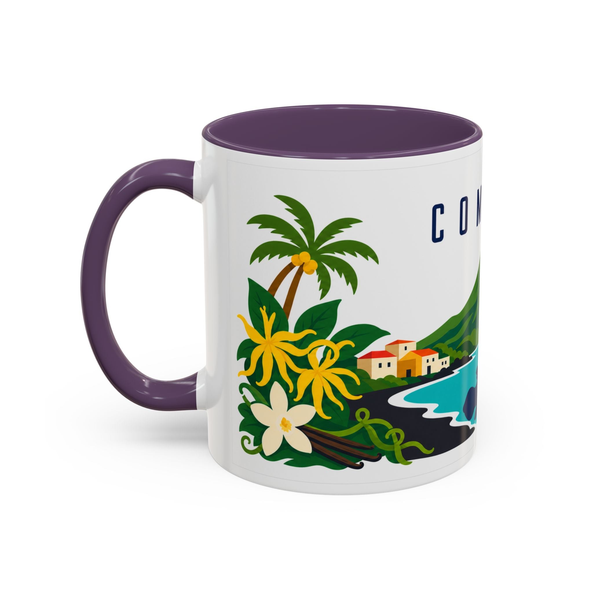 Comoros Coffee Mug | Travel Souvenir Accent Mug | Country Gift Ceramic Cup 11oz 15oz