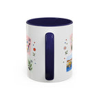 Florence Coffee Mug | Postage Stamp Collage Mug | Travel Souvenir Accent Cup 11oz 15oz