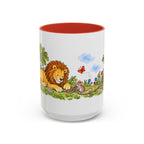 The Lion and the Mouse Mug | Storybook Fairy Tale Accent Coffee Mug | EveryLegend