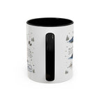 Crater Lake National Park Coffee Mug | Oregon Volcano Blue Lake Hiking Gift | Accent Color Ceramic 11oz 15oz