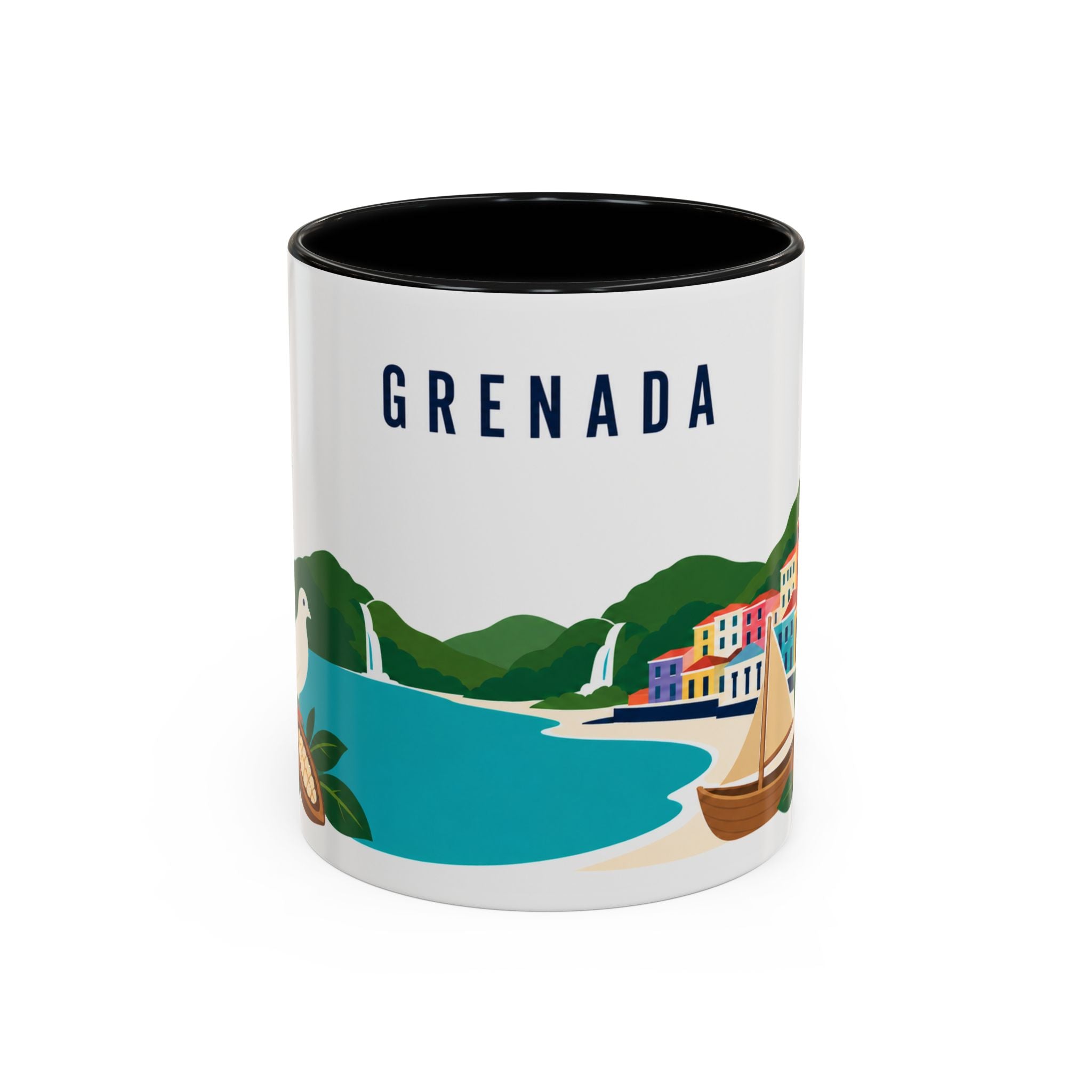 Grenada Coffee Mug | Travel Souvenir Accent Mug | Country Gift Ceramic Cup 11oz 15oz