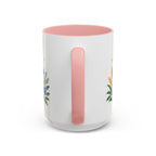 Virgo Zodiac Coffee Mug | Maiden and Wheat Design | Astrology Birthday Gift | 11 oz 15 oz Ceramic Accent Mug