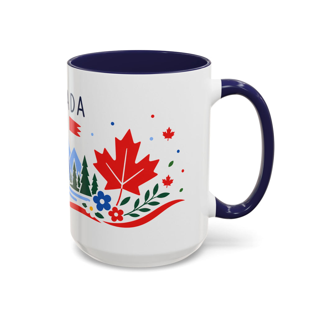 Canada Coffee Mug | Travel Souvenir Accent Mug | Country Gift Ceramic Cup 11oz 15oz