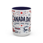 Canada Day Coffee Mug | Canadian Pride Gift | Accent Color Ceramic 11oz 15oz