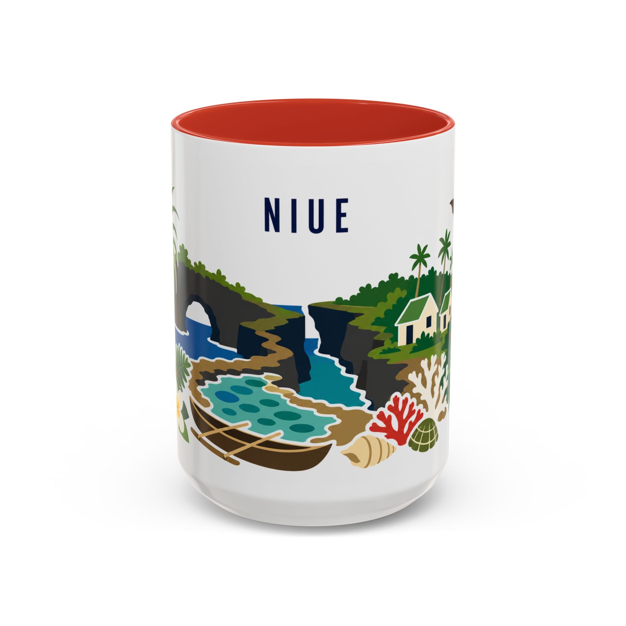 Niue Coffee Mug | Travel Souvenir Accent Mug | Country Gift Ceramic Cup 11oz 15oz