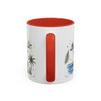 Chennai Coffee Mug | India Souvenir Travel Gift | Accent Color Ceramic 11oz 15oz