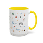 Indiana Dunes National Park Christmas Mug | Watercolor Travel Souvenir | Holiday Gift | Accent Ceramic Coffee Cup 11oz 15oz