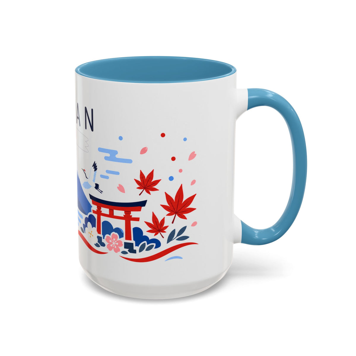 Japan Coffee Mug | Travel Souvenir Accent Mug | Country Gift Ceramic Cup 11oz 15oz