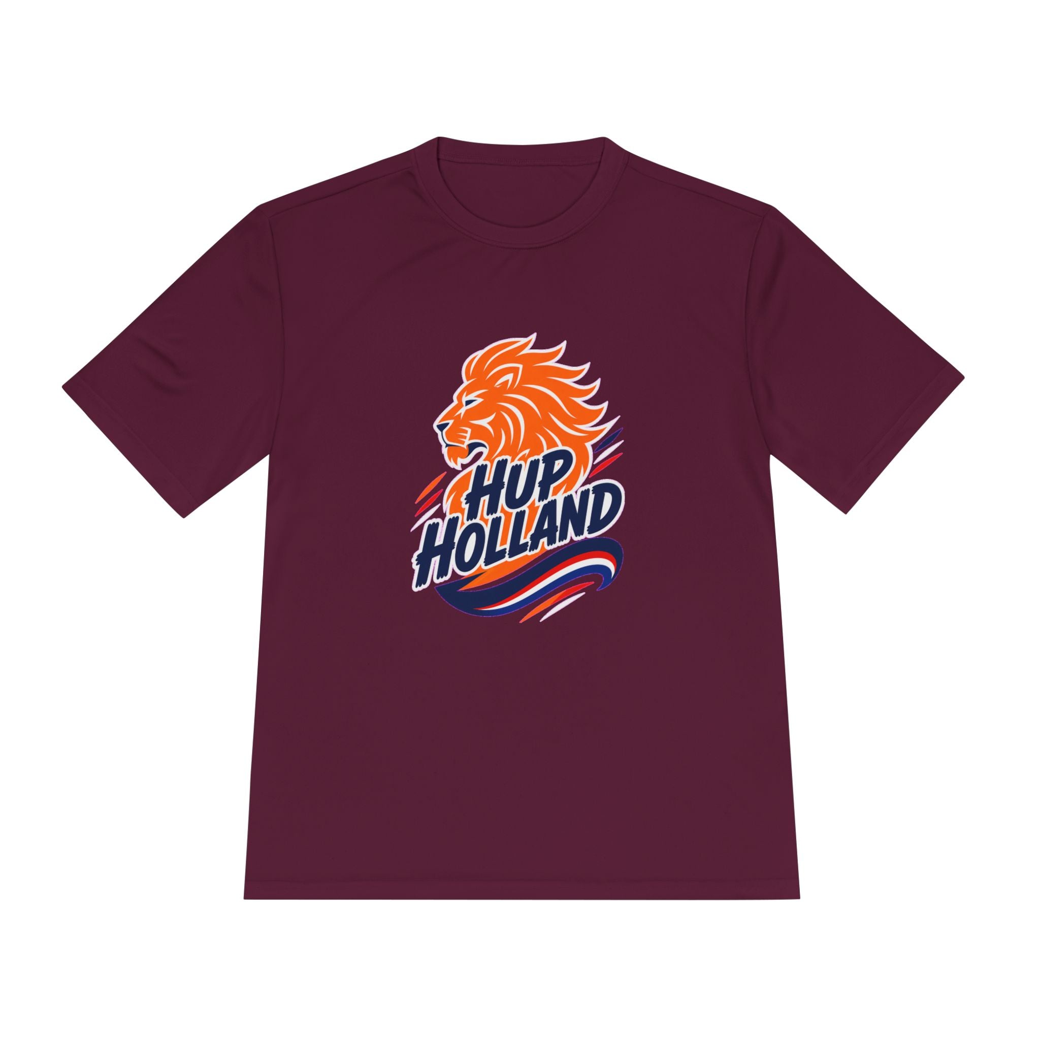 Hup Holland Netherlands Soccer Fan Shirt, Moisture Wicking Sport Tee