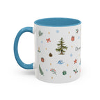 Olympic National Park Christmas Mug | Watercolor Travel Souvenir | Holiday Gift | Accent Ceramic Coffee Cup 11oz 15oz