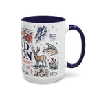 Grand Canyon National Park Coffee Mug | Hiking Camping Nature Gift | Accent Color Ceramic 11oz 15oz