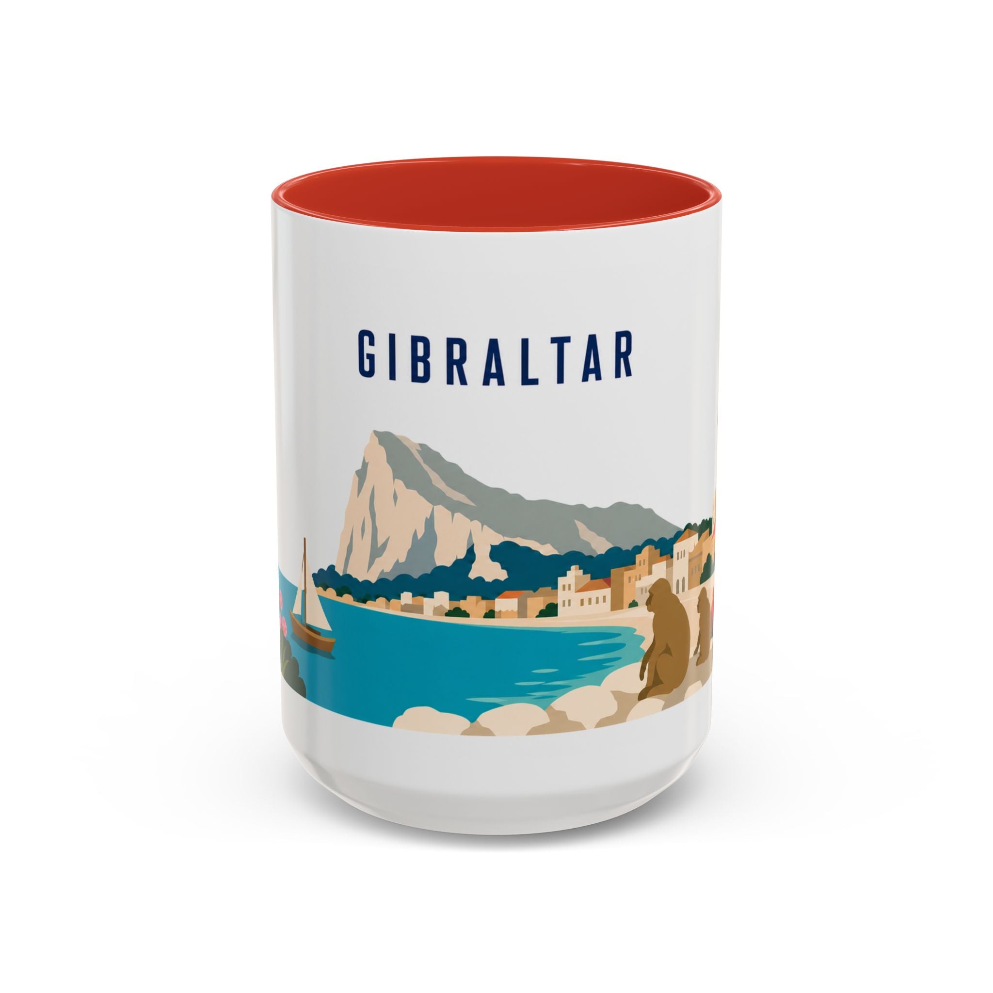 Gibraltar Coffee Mug | Travel Souvenir Accent Mug | Country Gift Ceramic Cup 11oz 15oz
