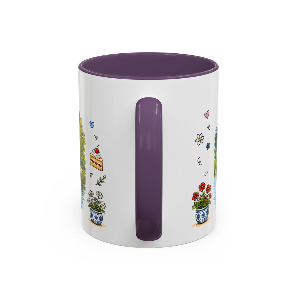 Bled Illustrated Travel Mug | Slovenia Souvenir Accent Coffee Mug | 11oz 15oz Ceramic Cup