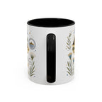 Pyramids of Giza Coffee Mug | Travel Destination Souvenir Gift | Accent Color Ceramic 11oz 15oz