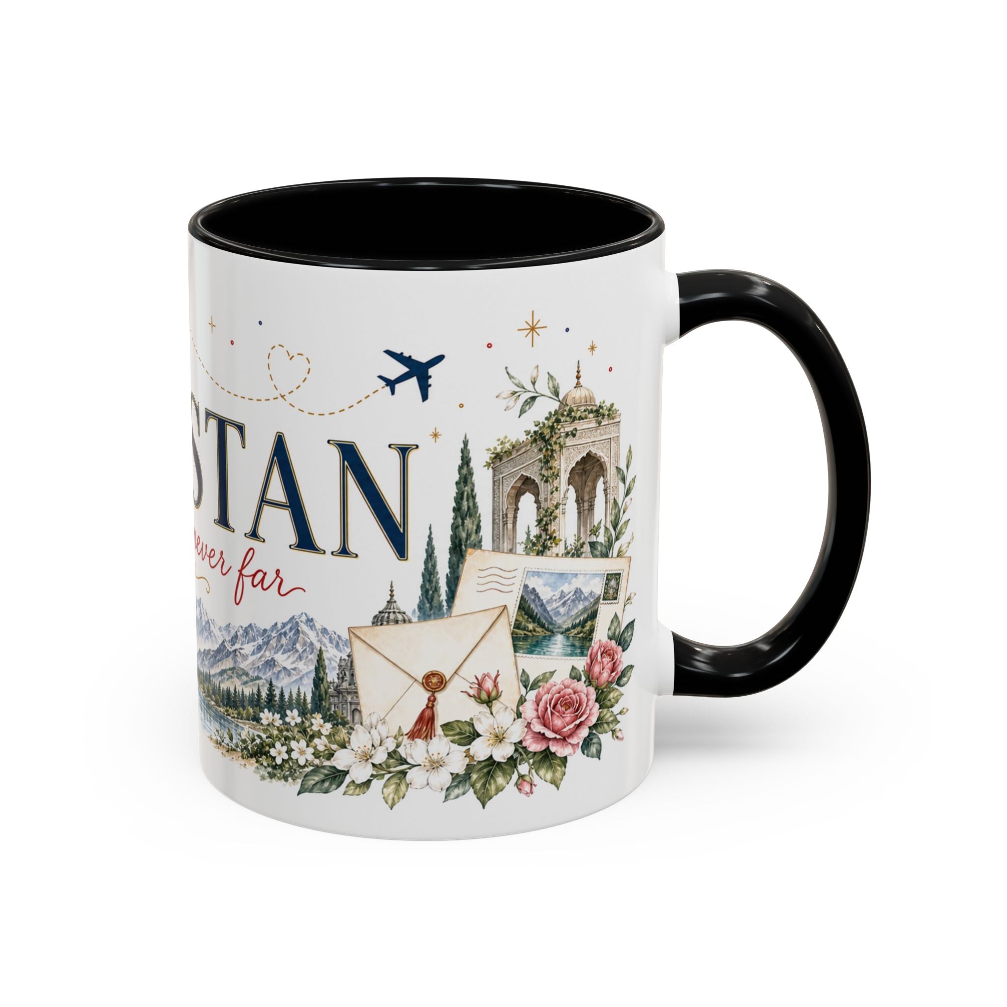 Pakistan Home Country Mug | Moving Away Gift | Long Distance Friendship | 11 oz 15 oz Accent Mug