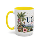 Uganda Home Country Mug | Moving Away Gift | Long Distance Friendship | 11 oz 15 oz Accent Mug