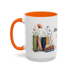 Personalized Reading Teacher Mug | Custom Name Book Lover Coffee Cup | Teacher Appreciation Gift