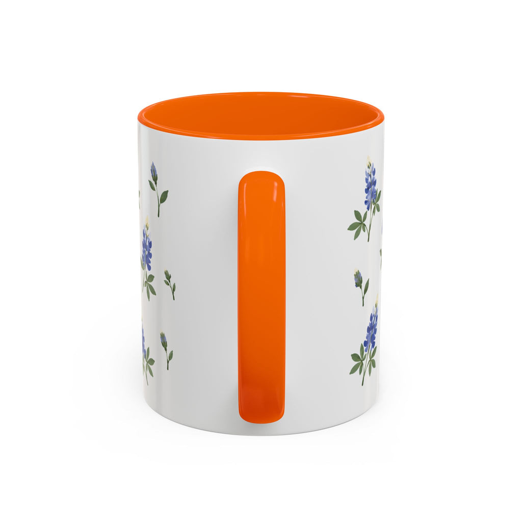 Texas Bluebonnet Mug, State Flower Floral Coffee Cup, 11oz Botanical Gift