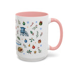 San Diego Christmas Mug | Watercolor City Souvenir, Holiday Travel Gift (11oz/15oz)