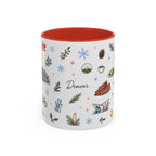 Denver Christmas Mug | Watercolor City Souvenir, Holiday Travel Gift (11oz/15oz)