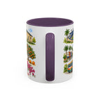 Anaheim Illustrated Travel Mug | City Souvenir Accent Coffee Mug | 11oz 15oz Ceramic Cup