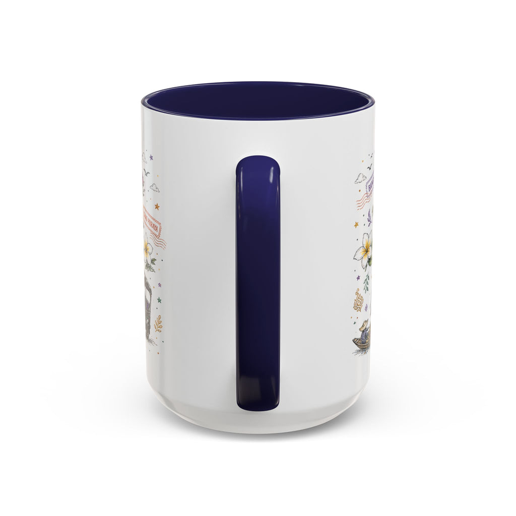 Bangkok Coffee Mug | Thailand Souvenir Travel Gift | Accent Color Ceramic 11oz 15oz