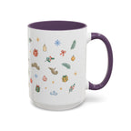 Angkor Christmas Mug | Watercolor Travel Souvenir | Holiday Gift | Accent Ceramic Coffee Cup 11oz 15oz
