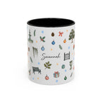 Savannah Christmas Mug | Watercolor City Souvenir, Travel Memories Cup