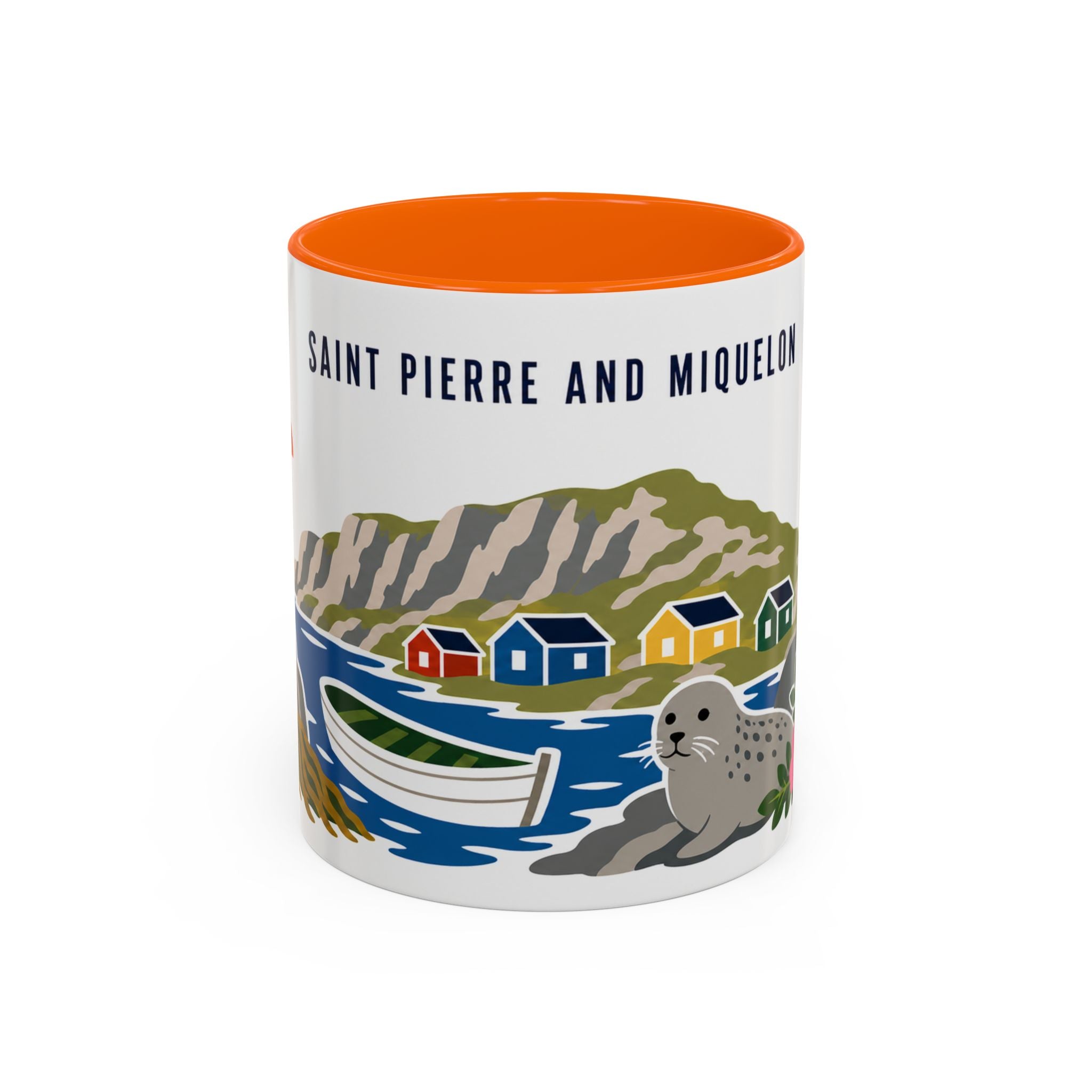 Saint Pierre and Miquelon Coffee Mug | Travel Souvenir Accent Mug | Country Gift Ceramic Cup 11oz 15oz