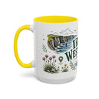 Irish West Coast Coffee Mug | Travel Destination Souvenir Gift | Accent Color Ceramic 11oz 15oz