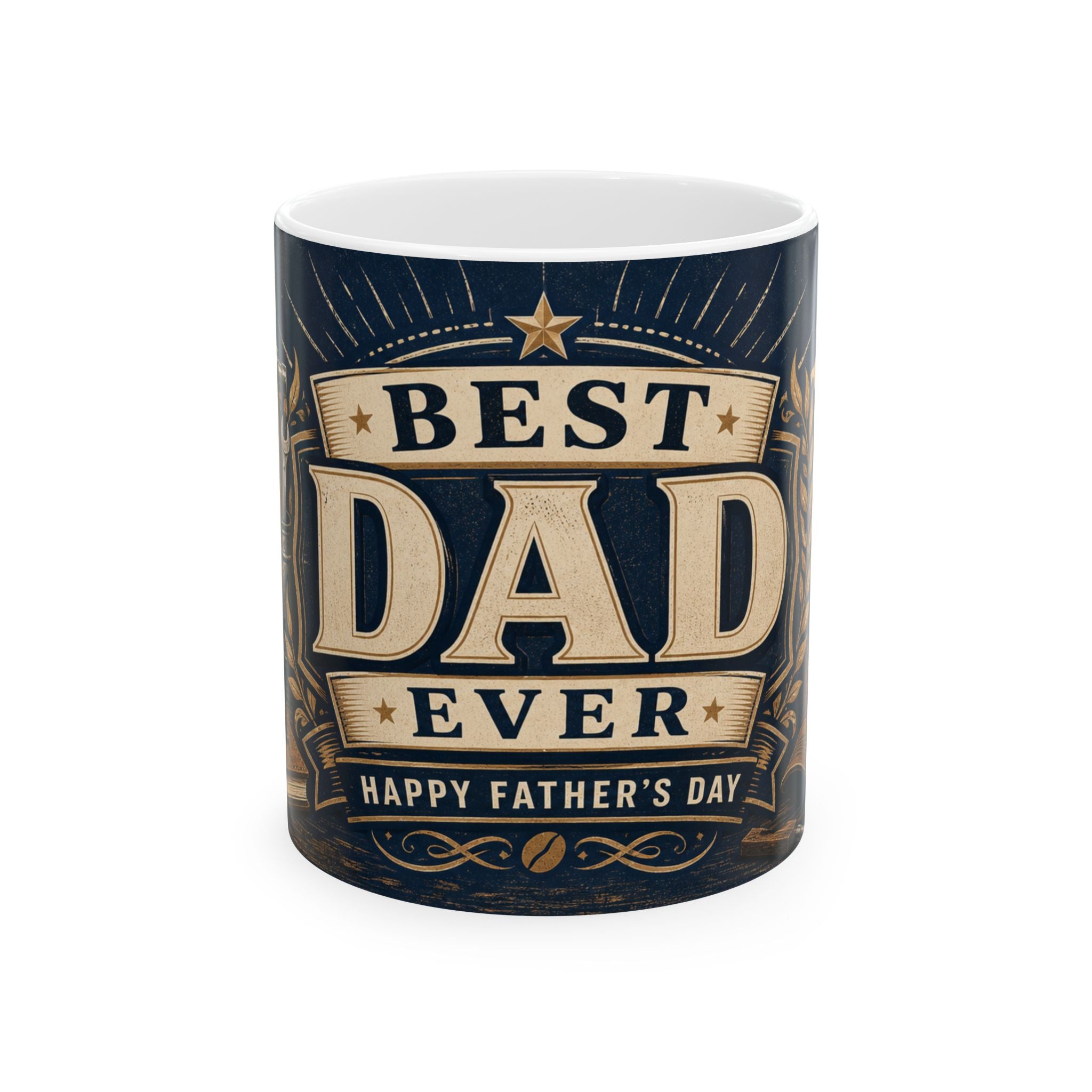 Best Dad Ever Father's Day Coffee Mug | Dad Gift | Ceramic 11oz 15oz Cup