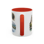 Zurich Coffee Mug | Switzerland Travel Souvenir | Vintage Illustrated City Gift | 11 oz 15 oz Accent Mug