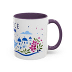 Greece Coffee Mug | Travel Souvenir Accent Mug | Country Gift Ceramic Cup 11oz 15oz