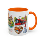 Nuremberg Illustrated Travel Mug | City Souvenir Accent Coffee Mug | 11oz 15oz Ceramic Cup