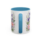 Rhode Island State Map Mug | Botanical Seaside Accent Cup (11oz or 15oz)