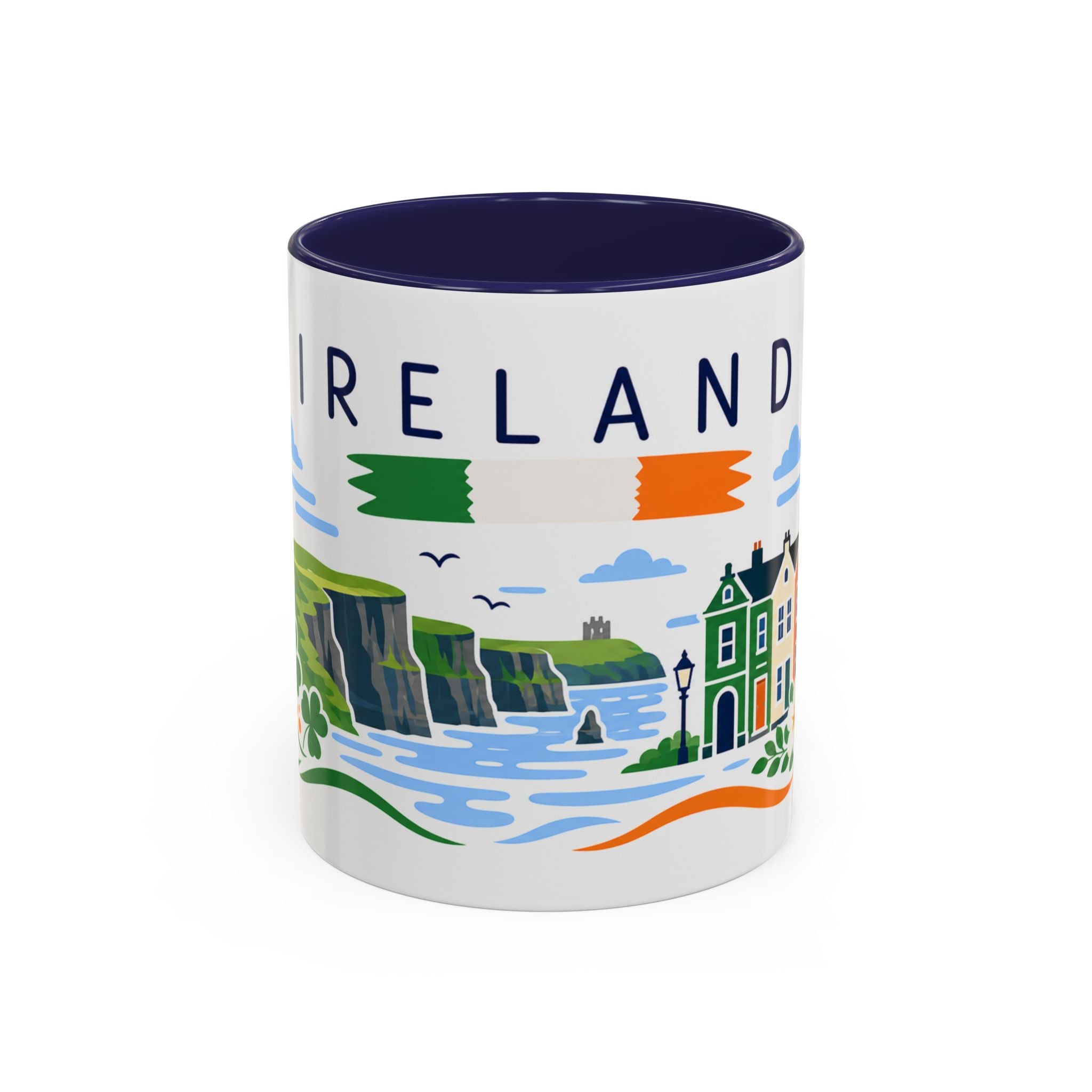 Ireland Coffee Mug | Travel Souvenir Accent Mug | Country Gift Ceramic Cup 11oz 15oz